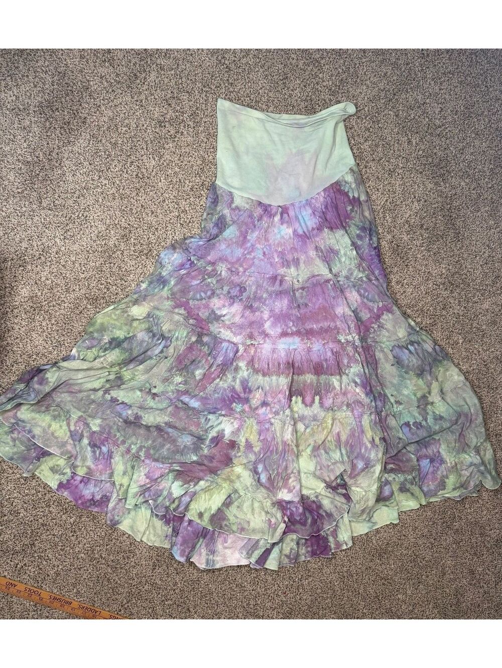 Motherhood Maternity Custom Tie-Dye Maxi Skirt Large